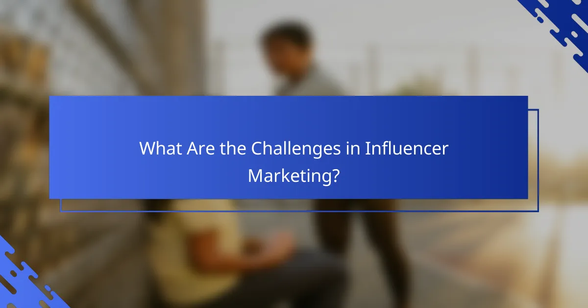 What Are the Challenges in Influencer Marketing?