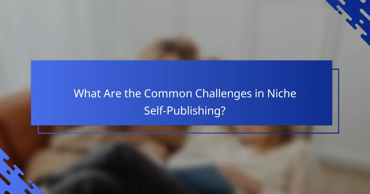 What Are the Common Challenges in Niche Self-Publishing?