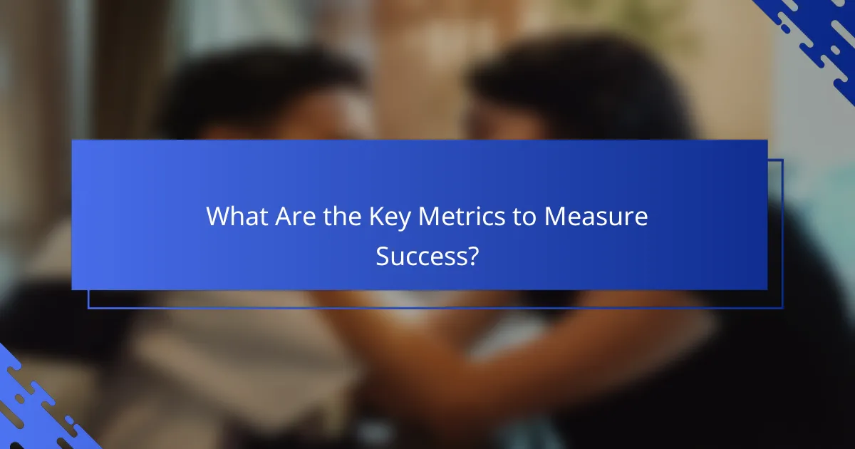 What Are the Key Metrics to Measure Success?